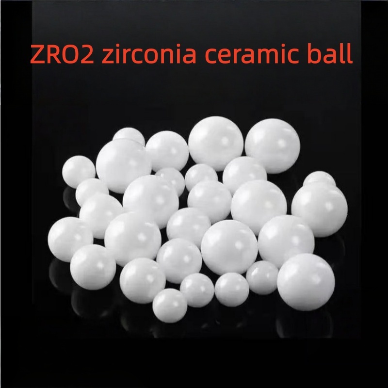 ZRO2 Zirconate Ceramic Ball 25-38mm ทนอุณหภูมิสูง