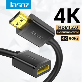 Jasoz HDMI Extension Cable 4K 60HZ HDMI Male to Female Extender Cable For HD TV Laptop 4K Projector