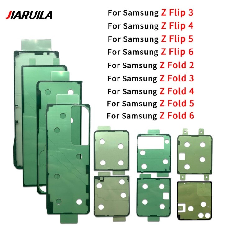 SAMSUNG ต้นฉบับกาวสติกเกอร์ด้านหลังฝาครอบแบตเตอรี่เทปกาวสําหรับ ซัมซุง Z พลิกพับ 2 3 4 5 6