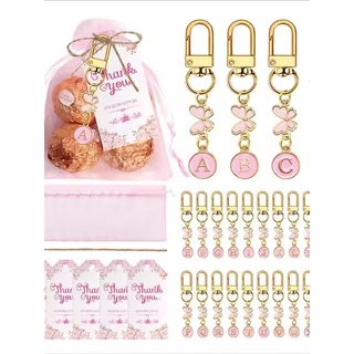 A-Z ชื่อพวงกุญแจตัวอักษรพวงกุญแจผู้ถือโลหะผู้หญิงกระเป๋า Charms อุปกรณ์เสริมหรูหราส่วนบุคคลของขวัญเครื่องประดับ