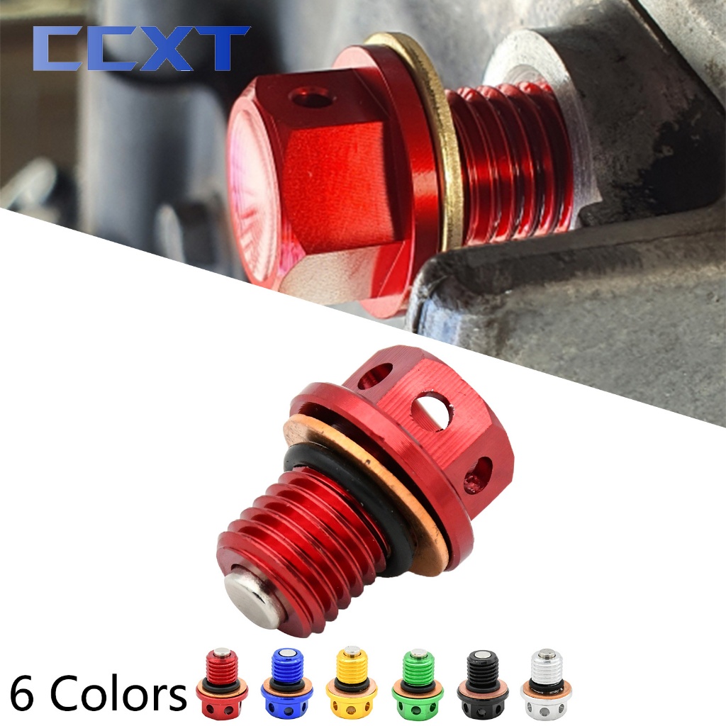 M12xP1.5 CNC แม่เหล็กน้ํามันท่อระบายน้ําปลั๊ก Bolt สกรูสําหรับ Yamaha YZ250 YZ250X XT250X WR250R WR2