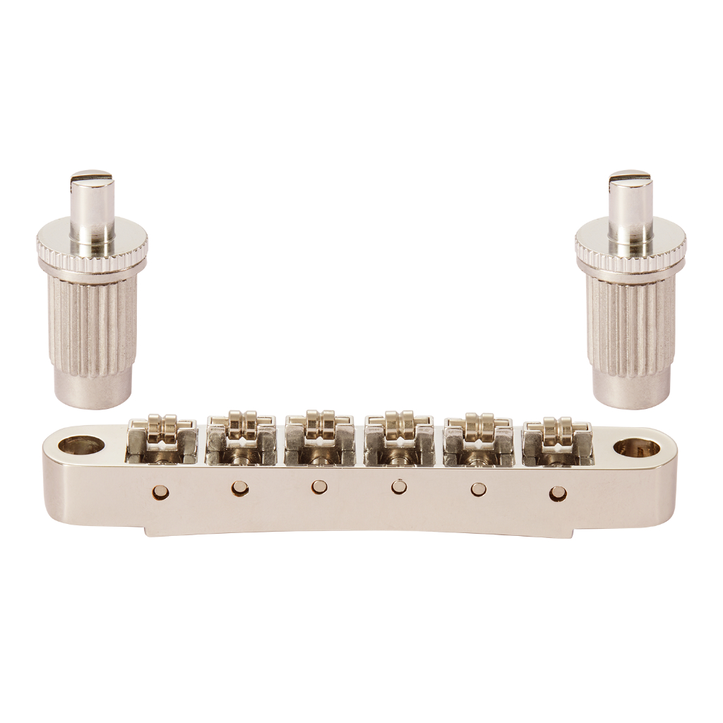 KAISH กีตาร์ Roller Saddle Tune-O-Matic Bridge พร้อม Clip-Lock สําหรับ Les Paul/SG/ES/Dot