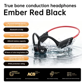 Monster XB01 หูฟังแบบ Bone Conduction หูฟังไร้สาย พร้อมบลูทูธ 6.0 IP56 กันน้ำ HD Calls สำหรับเล่นกีฬา
