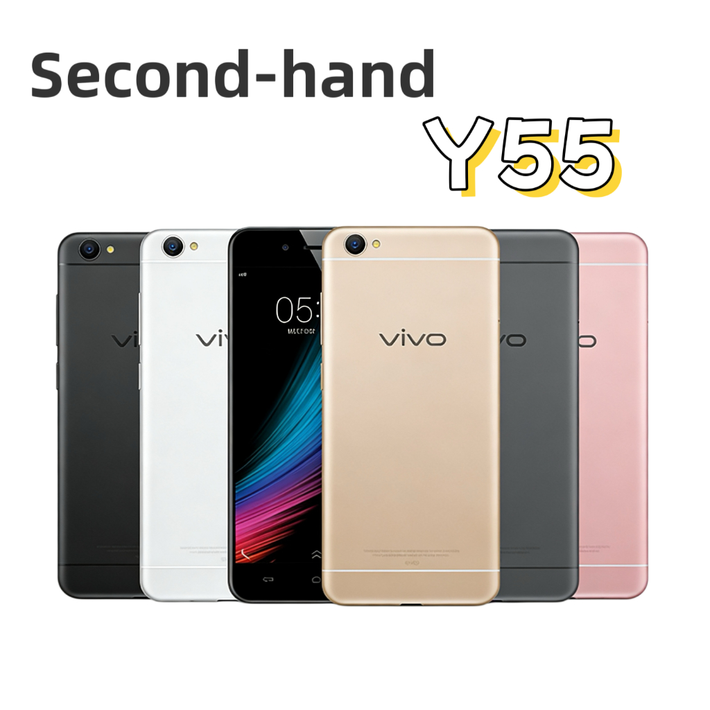 Y55 เครือข่าย 4GB+64GB 4G ใหม่ 95% WI-FI เกมการเรียนรู้ทํางานระบบ Android 6 มือถือดั้งเดิม