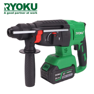 RYOKU สว่านเจาะกระแทกโรตารี่ 26 มม. 1200W 20V 26 ประเภทไร้สายแบบไม่มีแปรง SDS สว่านโรตารี่