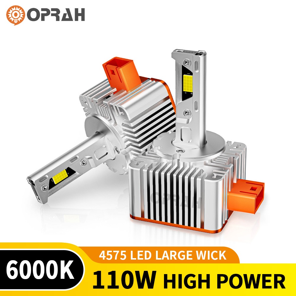 OPRAH 2 ชิ้น 110 วัตต์ Super Bright LED ไฟหน้า D1S D2S D3S D4S D5S D8S ไฟหน้ารถหลอดไฟ HID Xenon เปลี