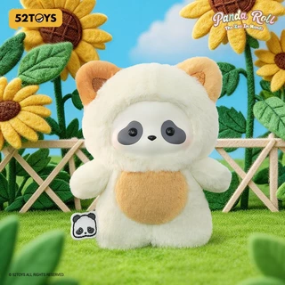 52TOYS Panda Roll The Zoo In Hands Series Plush Keychain Blind Box Figure Toy
