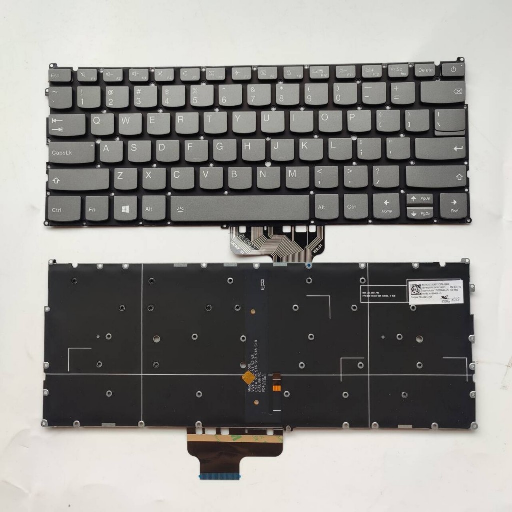 US Layout แป้นพิมพ์แล็ปท็อปสําหรับ Lenovo IdeaPad 720S-13 720S-13IKB 720S-13ARR ไม่มีจุดพร้อม backli