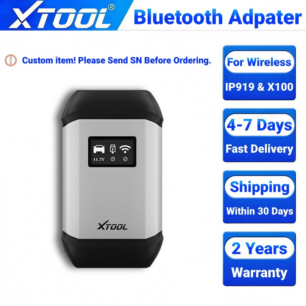(กรุณาส่งเรา S/N ก่อนซื้อ) VCI Bluetooth Adpater สําหรับ XTOOL Wireless OBD2 Scanner