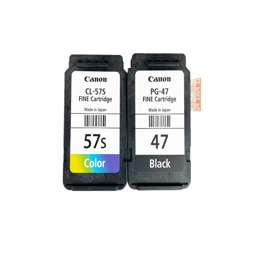 CANON PG-47/CL-57/CL-57S ตลับหมึกสีดํา/สี FINE ตลับหมึก E400 E460 E480 E410 E470 E3170