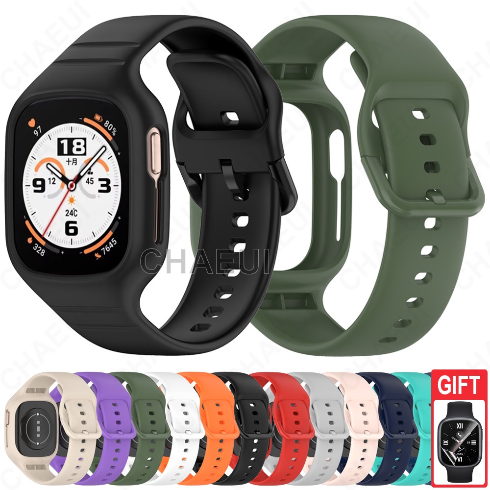 สร้อยข้อมือซิลิโคนสายคล้องคอกีฬาสายรัดข้อมืออุปกรณ์เสริมสําหรับ Honor Watch 4