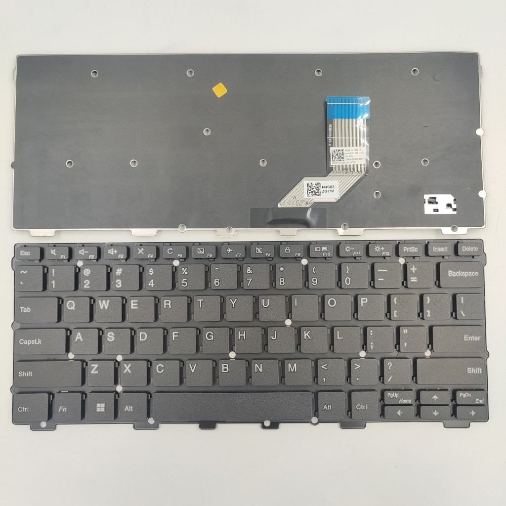 US Layout แป้นพิมพ์แล็ปท็อปสําหรับ LENOVO YOGA N24 Chromebook 100e 500e N3350 ไม่มีจุดไม่มี backlit 