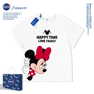 NASA เสื้อยืดเด็ก มิกกี้ มินนี่ลายการ์ตูน ผ้าฝ้าย 100% นุ่มสบาย ใส่ได้ทั้งเด็กชาย-หญิงอายุ 1-12 ปี