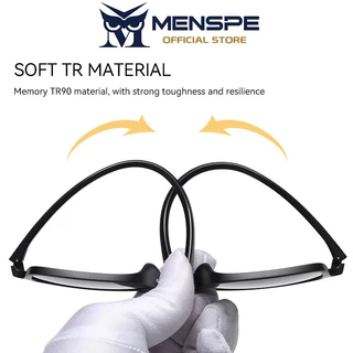 Menspe แว่นกันแดดผู้ชายกีฬาการมองเห็นได้ในเวลากลางคืนแว่นตาขับรถ HD แว่นอ่านหนังสือป้องกันแสงสะท้อน