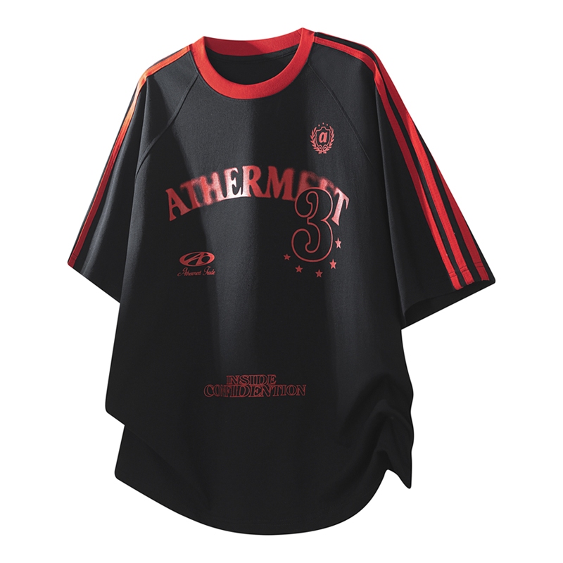 เสื้อยืดแขนสั้นผู้ชาย ไซส์ M-4XL สำหรับคนอ้วนและไซส์ใหญ่ ซึ่งสามารถสวมใส่ได้ถึง 45-90 กก., มีลักษณะระบายอากาศดี แห้งไว และป้องกันลม ในสไตล์ทันสมัย