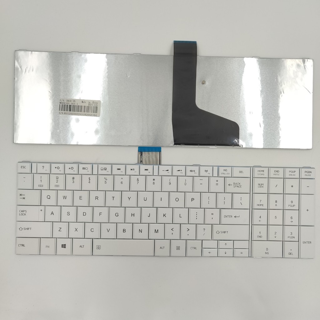US Layout แป้นพิมพ์แล็ปท็อปสําหรับ Toshiba Satellite C850 C855D C850D C855 C870 C875 ไม่มีจุดไม่มีเร
