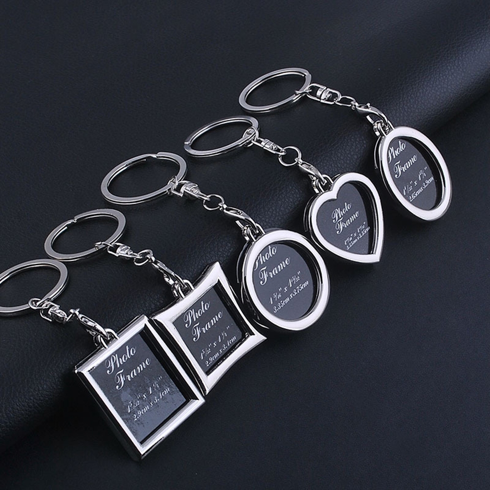 Bbth 1 ชิ้น Chic โปร่งใสใสใส่กรอบรูปพวงกุญแจพวงกุญแจ Vary