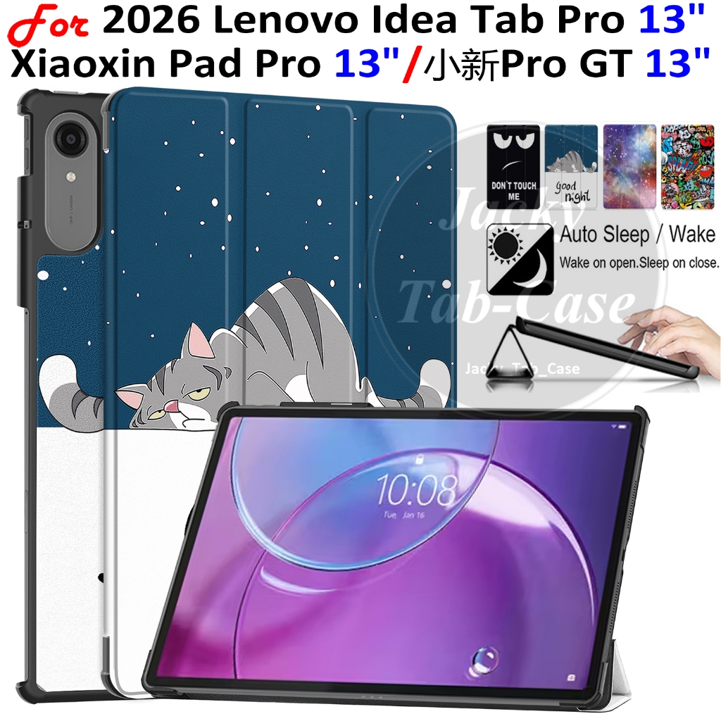 สําหรับ 2026 Lenovo TB378FC TB376FC AI Xiaoxin Pad Pro 13 GT Idea Tab Pro 13 "นิ้วTri-fold Stand Fli