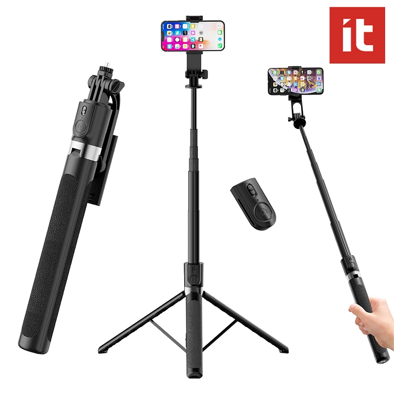 IT130ซม.สูงSelfie Stickขาตั้งกล้องพร้อมรีโมท,130ซม.ขยายขาตั้งโทรศัพท์ขาตั้งกล้อง 360° การหมุน, ขาตั้งกล้องเดินทางแบบพกพาสําหรับ ไอโฟน 16 15 14 13 12 มือโปร สูงสุด หุ่นยนต์ – โปรปัง