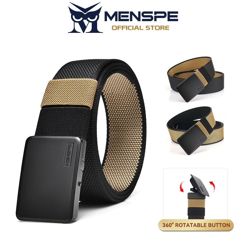 MENSPE เข็มขัดผู้ชาย เข็มขัดกลางแจ้ง เข็มขัดไนล่อนยุทธวิธี