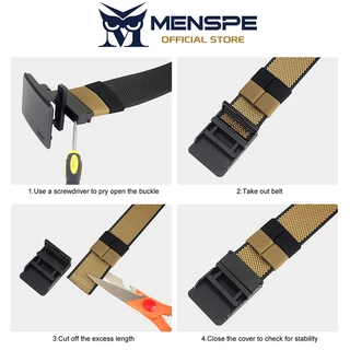 MENSPE เข็มขัดผู้ชาย เข็มขัดกลางแจ้ง เข็มขัดไนล่อนยุทธวิธี
