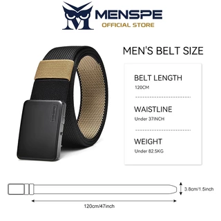 MENSPE เข็มขัดผู้ชาย เข็มขัดกลางแจ้ง เข็มขัดไนล่อนยุทธวิธี