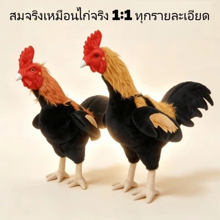 ตุ๊กตาไก่จำลองพิเศษฝึกซ้อมไก่ชนไทย เป้าหมายฝึกไก่ชน ของเล่นเลี้ยง ตัวเติม PP คอตตอน นุ่มไม่บาด หัวยางทนทาน