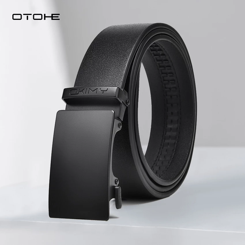 OTOHE เข็มขัดสำหรับผู้ชาย สไตล์เรียบง่ายสำหรับการทำงานและการพบปะ มีความทนทาน
