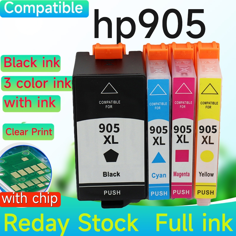 Compatibl HP 905 หมึก HP 905XL สีดํา HP905XL ตลับหมึกสําหรับ HP 6979 8730 8740 6960 6961 6975 6970