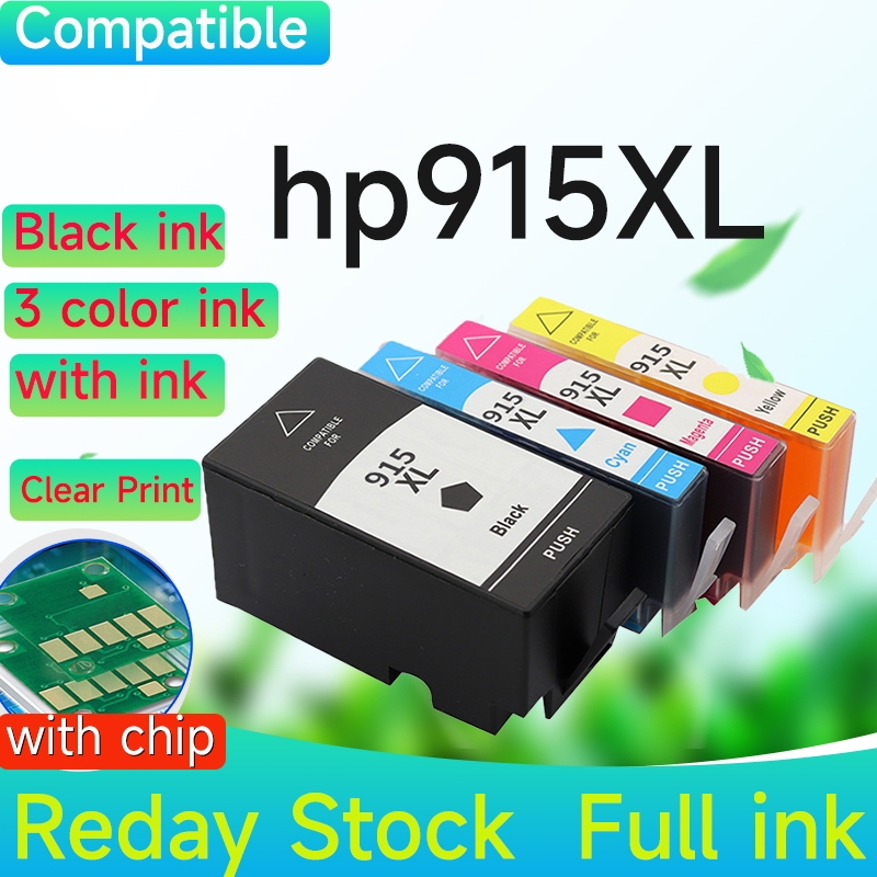 เข้ากันได้กับตลับหมึก HP 915XL HP915 915 ​ออฟฟิศเจ็ท 8010 8012 8013 8014 8015 8017 8018ราคา