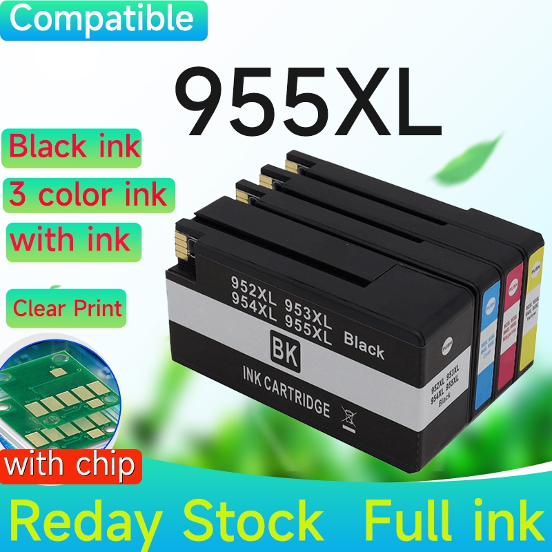 ใช้งานร่วมกับ HP 955XL หมึก HP 955 ตลับหมึก HP955XL ตลับหมึกสําหรับ HP 7720 7740 8710 8715 8720
