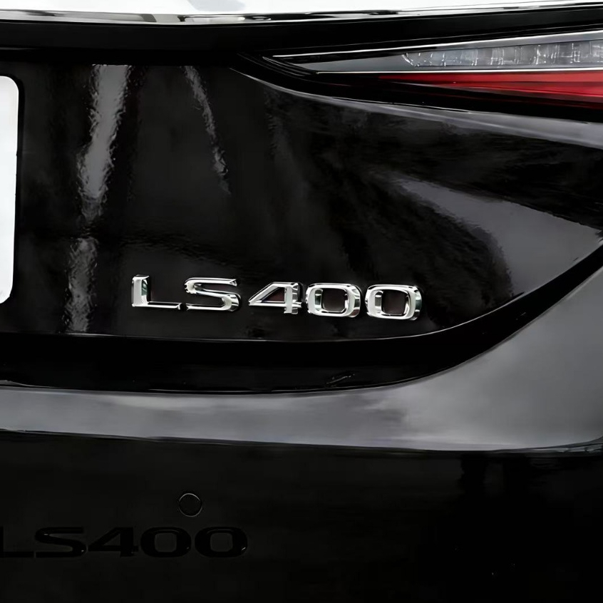 1 x โลหะ LS400 โลโก้รถ Auto รถจักรยานยนต์สติกเกอร์ป้ายรูปลอก LS400 สติกเกอร์สัญลักษณ์