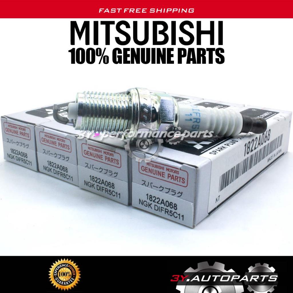 หัวเทียน Mitsubishi 1822A068 ของแท้ (@4 ชิ้น) Mitsubishi 2.0L 2.4L N/A 11-25 / Mitsubishi Outlander 