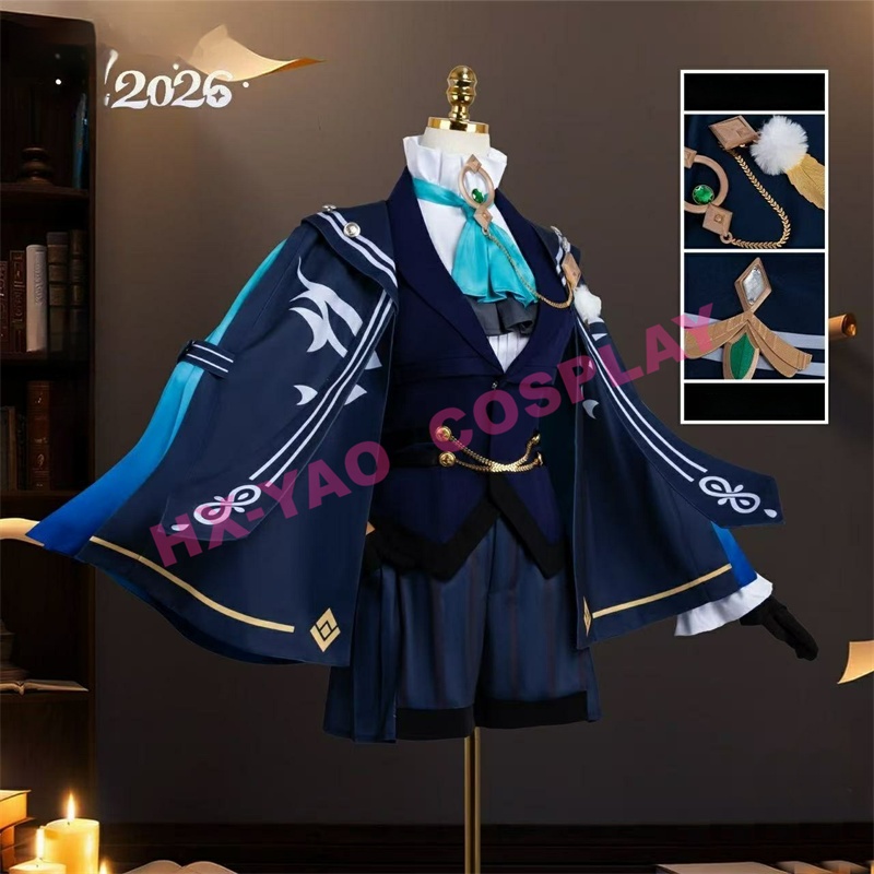 【HX-YAO】Genshin Impact FES เครื่องแต่งกายเกมคอสเพลย์ Wanderer เครื่องแต่งกายคอสเพลย์