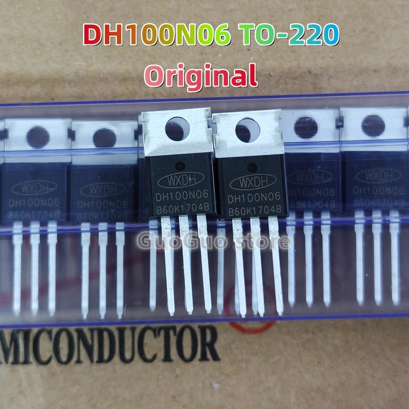 10pcs Original DH100N06 TO-220 68V/100A N-Channel MOSFET ทรานซิสเตอร์ใหม่ของแท้