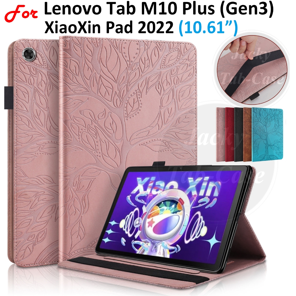 สําหรับLenovo Tab M10 Plus Gen3 10.61 "XiaoXin Pad 2022 แท็บเล็ตTB125FU TB128FU TB128XUแฟชั่น 3Dต้นไ