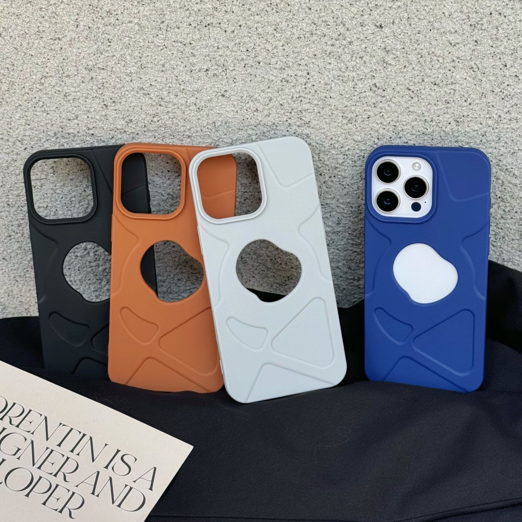 แม่เหล็กรั่วฉลากกรณีลูกฟูกสําหรับiPhone 17 Pro Max 17 Pro 17 Airเคสโทรศัพท์TPUยางนุ่มสร้างสรรค์แฟชั่นที่เรียบง่ายกันกระแทกโทรศัพท์ป้องกันกรณี