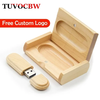 ไม้ 2.0 แฟลชไดรฟ์ USB 64GB ไดรฟ์ปากกา USB 32GB Memory Stick 16GB แฟลชไดรฟ์ Original 8GB 4GB