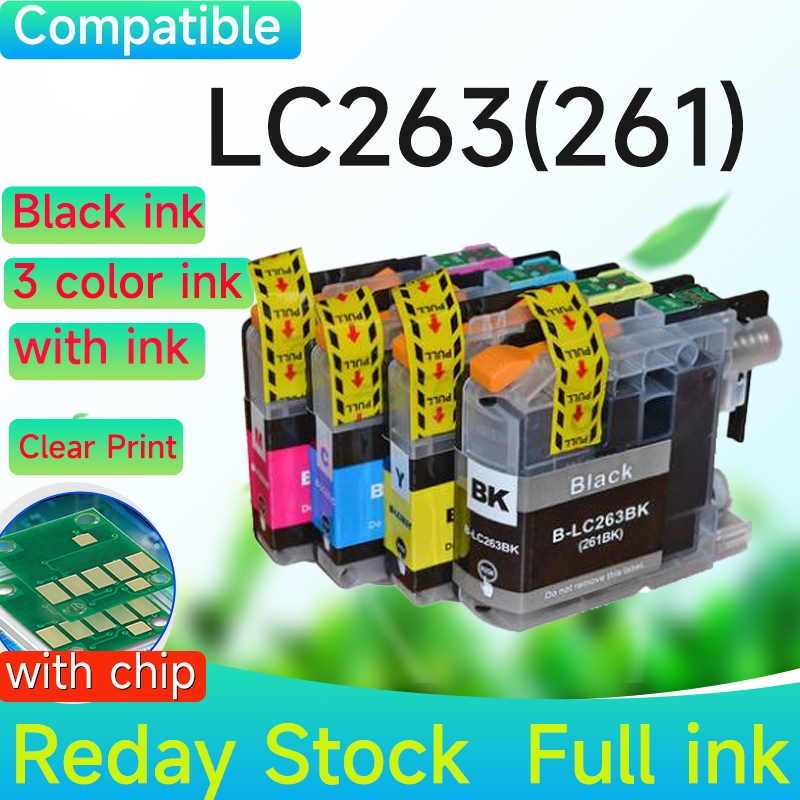 ใช้งานร่วมกับ Brother LC263 LC261 ตลับหมึก LC 263 LC 261 หมึก Brother MFC-J480DW DCP-J562DW MFCJ680D
