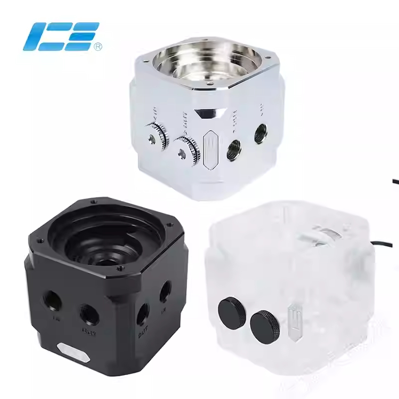 IceMan Cooler Dual D5 Pump Serial Pump Top  EVO Edition, D5 Pump Top Cover / Armor
