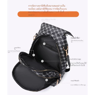 กระเป๋าเป้สะพายหลัง กระเป๋านักเรียน หนังนิ่ม ขนาดเล็ก เข้ากับทุกการแต่งกาย เข้ากับทุกการแต่งกาย แฟชั่นสําหรับสุภาพสตรี นักเรียน 2