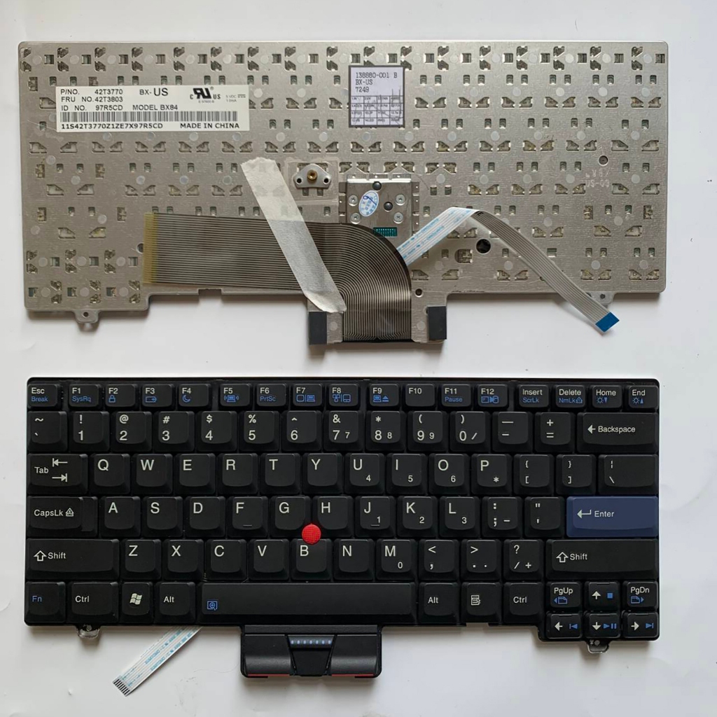 US Layout แป้นพิมพ์แล็ปท็อปสําหรับ Lenovo SL300 SL400 SL400c SL500 SL500c พร้อมจุดไม่มีเรืองแสงสีดํา
