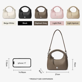 BOSTANTEN Wander Bag กระเป๋าผู้หญิง กระเป๋าถือและสะพายข้าง น้ำหนักเบา สไตล์มินิมอล