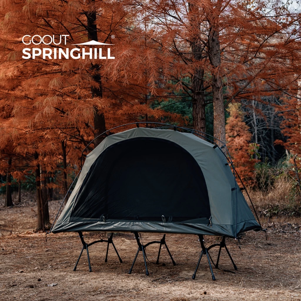 Springhill Penglai 1P เต็นท์นอนคนเดียว ผ้า TC Cotton โครงอลูมิเนียม