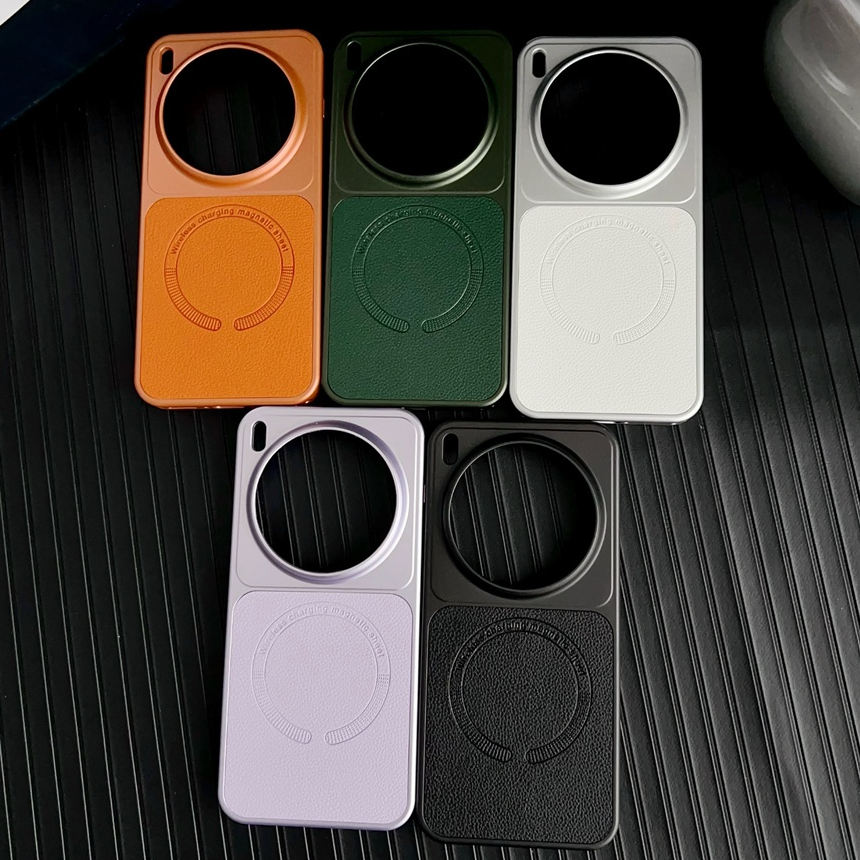 Changyi Lichee Pattern Leather Built-in Magnetic Ring Shell Plastic Cover For Vivo X300S X300Ultra X200 Pro Mini X200Ultra X200S Protection Hard Back Case