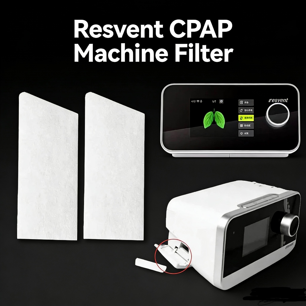 10 ชิ้นResvent เครื่อง CPAP เครื่องช่วยหายใจกรองผ้าฝ้าย Pad กรองเมมเบรน Rongxin Ibreze20A ตัวกรอง CPAP