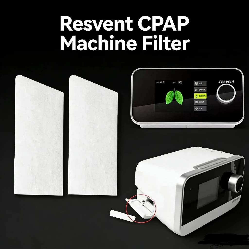 10 ชิ้นResvent เครื่อง CPAP เครื่องช่วยหายใจกรองผ้าฝ้าย Pad กรองเมมเบรน Rongxin Ibreze20A ตัวกรอง CPAP