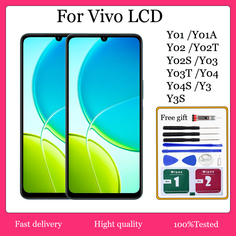 Original สําหรับ VIVO Y01 / Y01s / Y02 / Y02A / Y02T / Y02S / Y03 /Y03S /Y03t/ Y04 / Y05 LCD Touch S