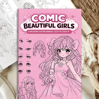 การ์ตูนสาวสวยภาพวาดบทช่วยสอนสายร่างคัดลอกสามเณรศูนย์เบื้องต้นเบื้องต้นสองมิติอะนิเมะตัวละครมือ-สี