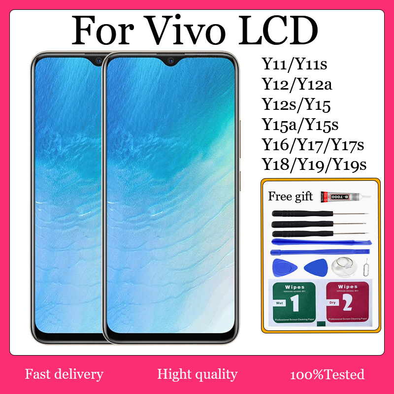 LCD ต้นฉบับสําหรับ VIVO Y11 / Y11s / Y12 / Y12a / Y12s / Y15 / Y15a / Y15s / Y16 / Y17 / Y17s / Y18 